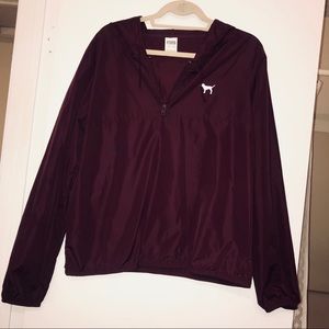 Victoria’s Secret Anorak Maroon Windbreaker